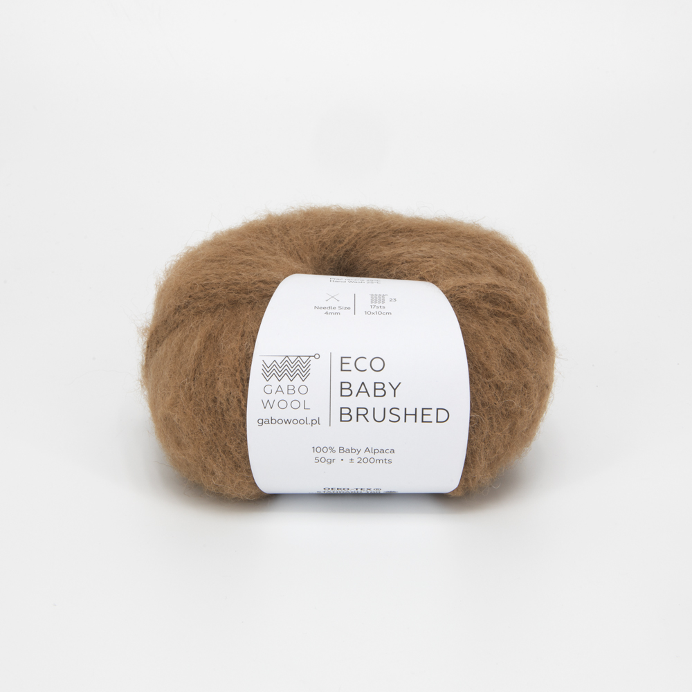 Włóczka Gabo Wool Eco Baby Brushed 2175 Płowy
