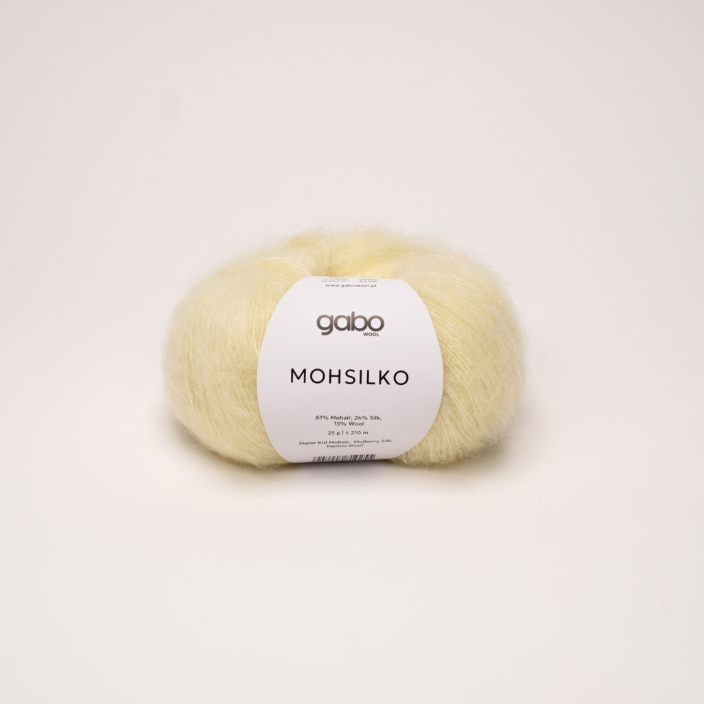 Włóczka Gabo Wool Mohsilko 4119 Sorbet Cytrynowy