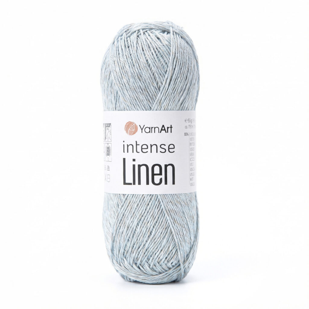 Włóczka YarnArt Intense Linen 4133 Jasny Szary