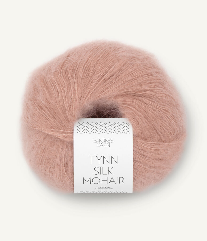 Włóczka Sandnes Garn Tynn Silk Mohair 3511 Pudrowy Róż