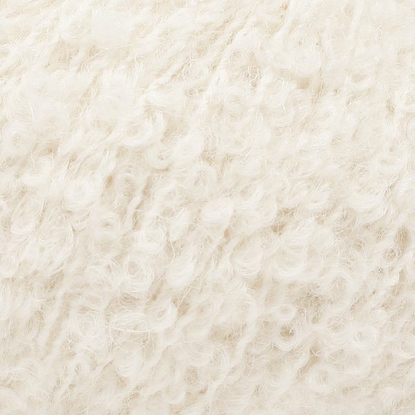 Włóczka Drops Alpaca Boucle 0100 Ecru