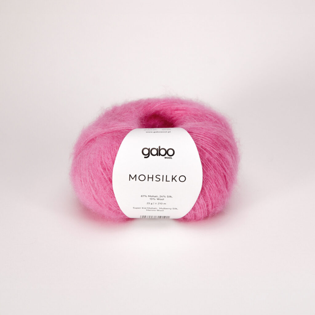 Włóczka Gabo Wool Mohsilko 4561 Crazy Róż