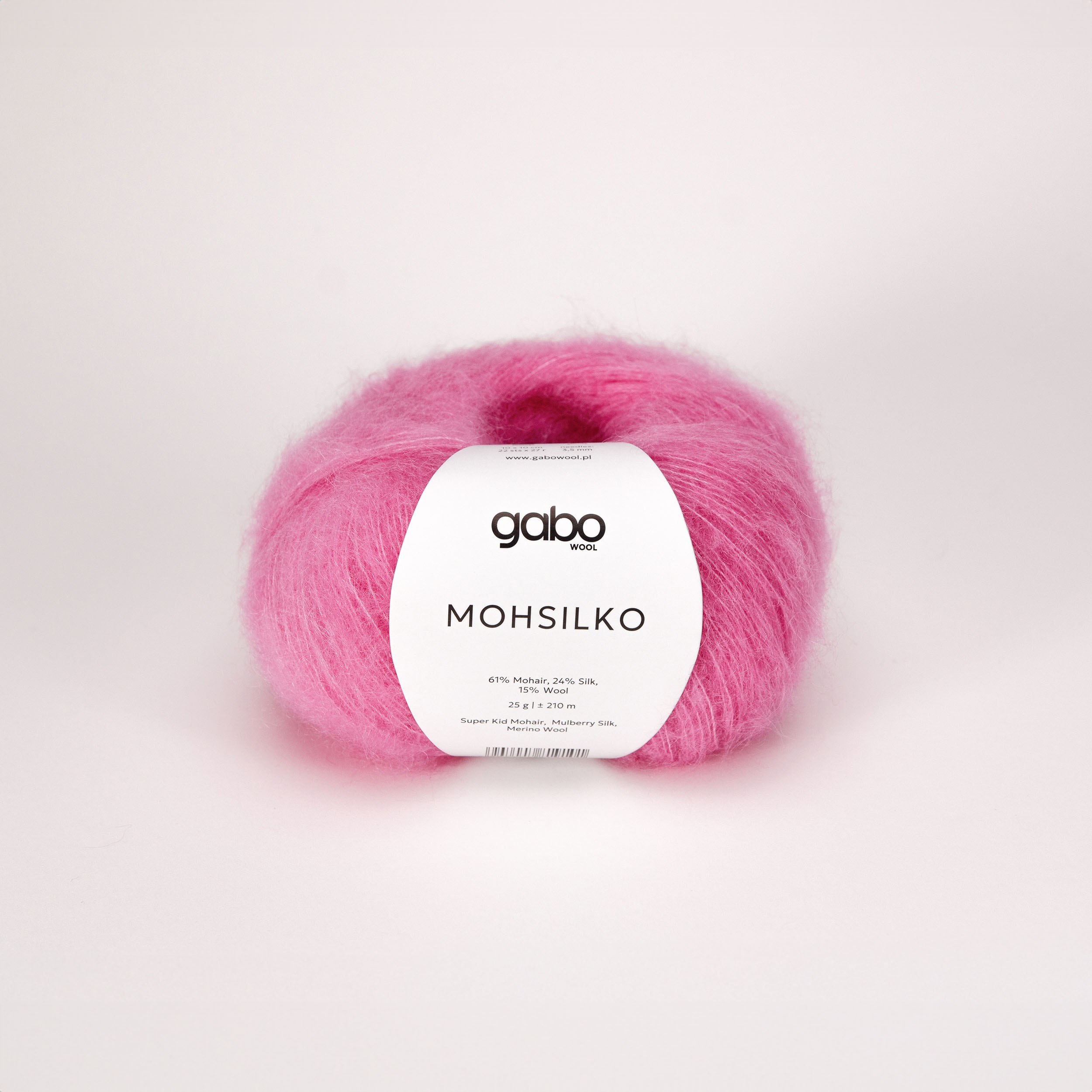Włóczka Gabo Wool Mohsilko 4561 Crazy Róż