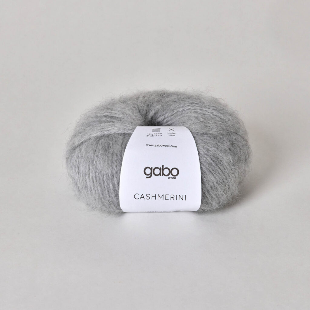 Włóczka Gabo Wool Cashmerini 5401 Jasny Szary