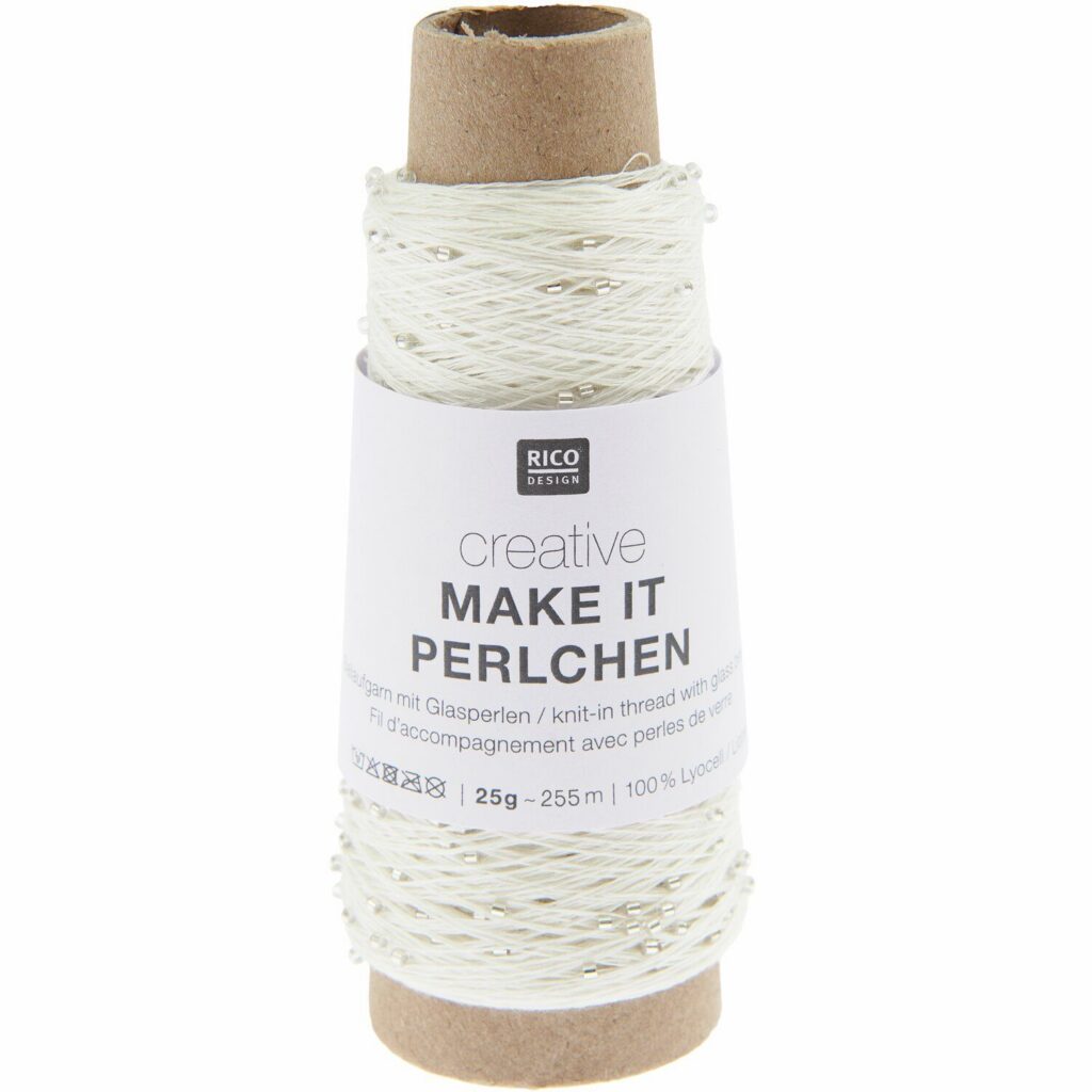Włóczka Rico Design Creative Make It Perlchen 001 Ecru