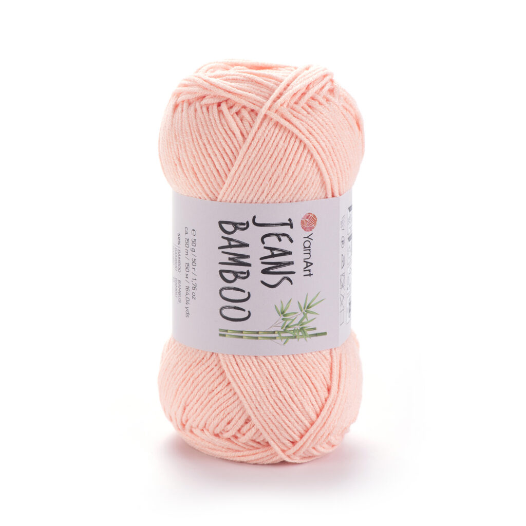 Włóczka YarnArt Jeans Bamboo 111 Łososiowy