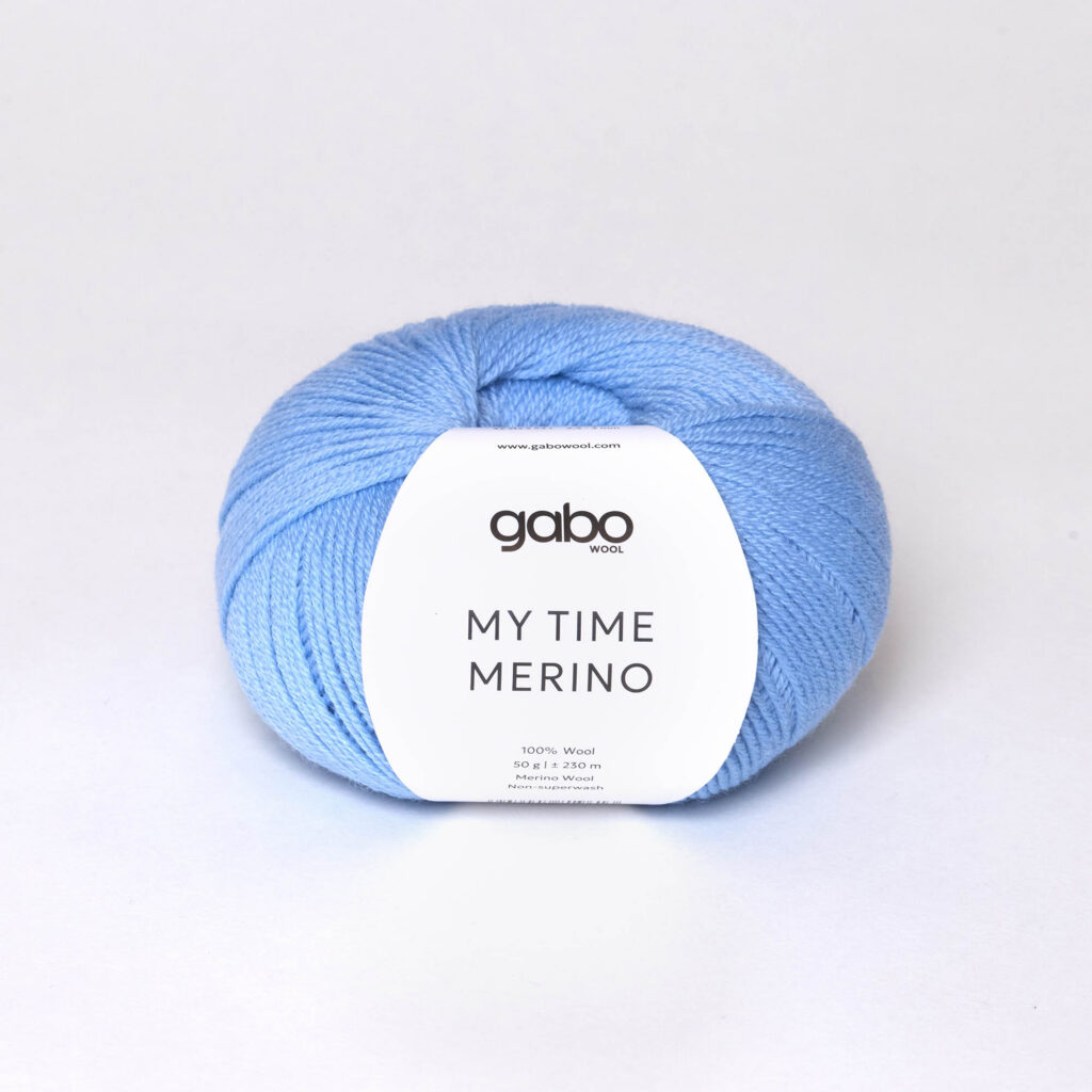 Włóczka Gabo Wool My Time Merino 9444 Himalajski Błękit