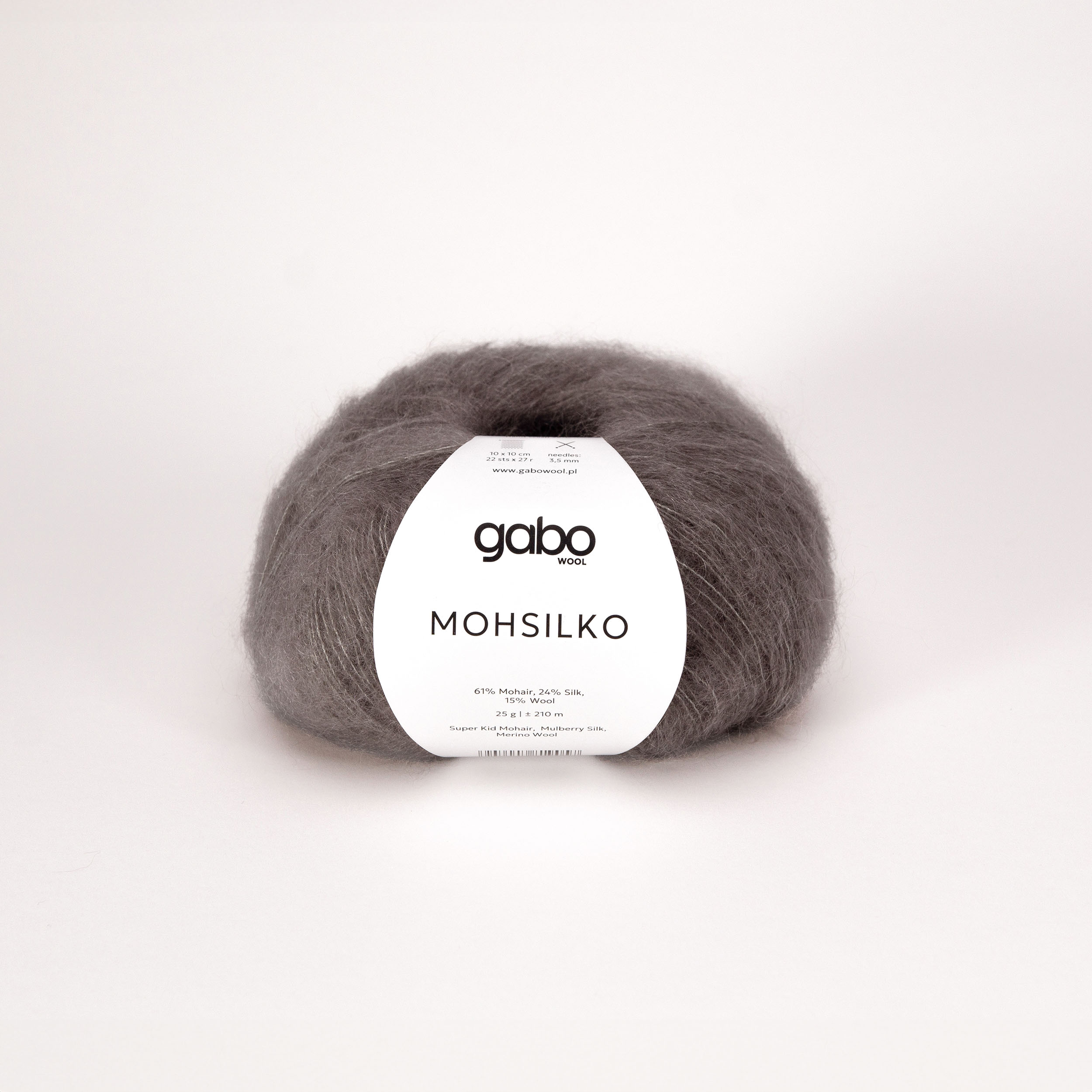 Włóczka Gabo Wool Mohsilko 4308 Ziemisty Brąz