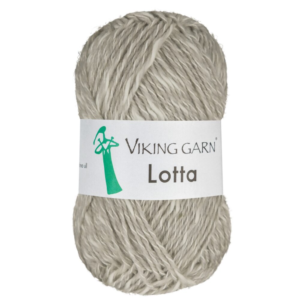 Włóczka Viking Garn Lotta 212 Perłowy Szary