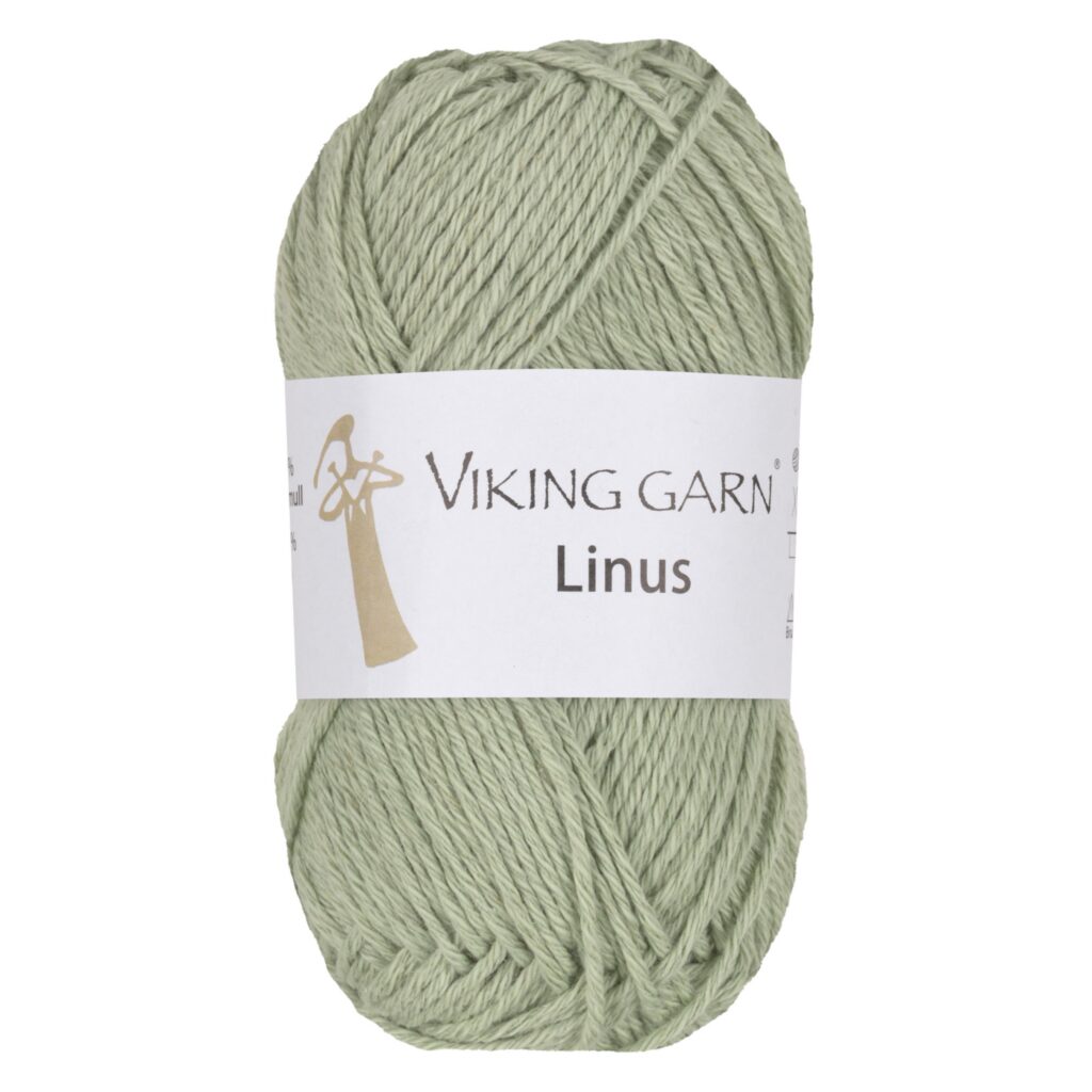 Włóczka Viking Garn Linus 137 Zielona Szałwia