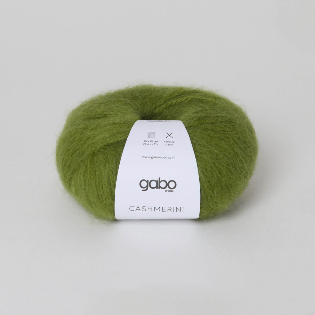 Włóczka Gabo Wool Cashmerini 5591 Zielone Awokado