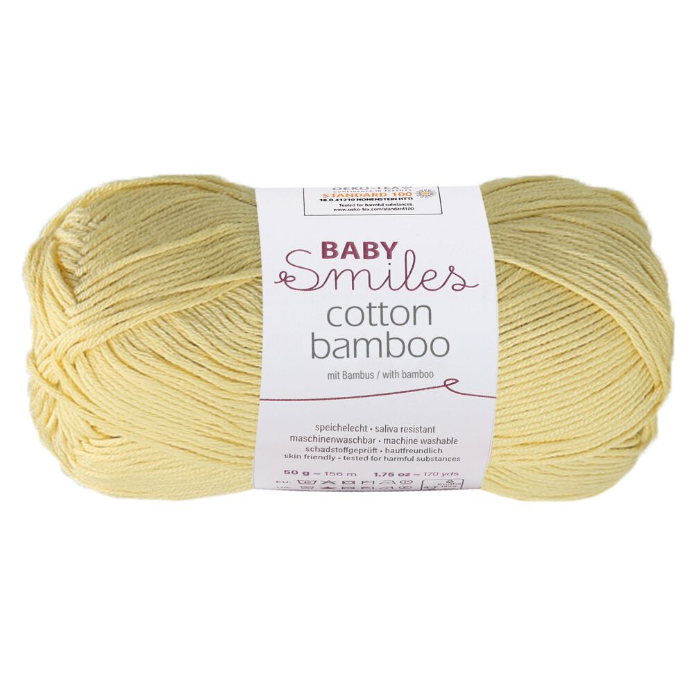 WŁÓCZKA Schachenmayr Baby Smiles Cotton Bamboo 1021 Jasny Żółty