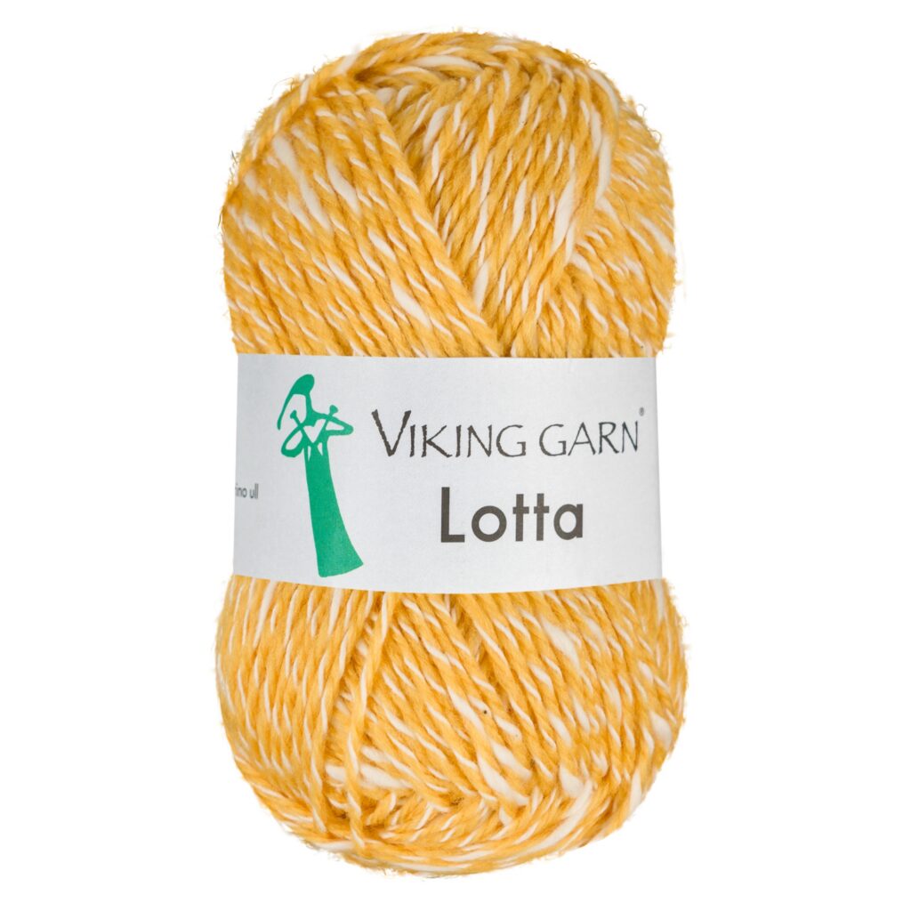 Włóczka Viking Garn Lotta 245 Żółty