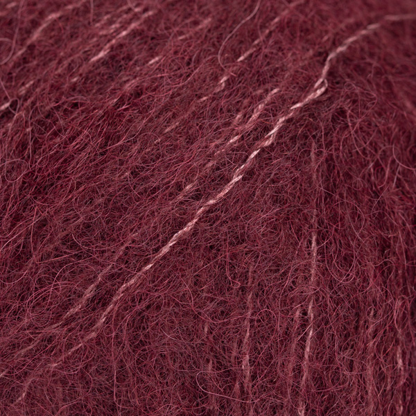 Włóczka Drops Brushed Alpaca Silk 44 Wino Śliwkowe