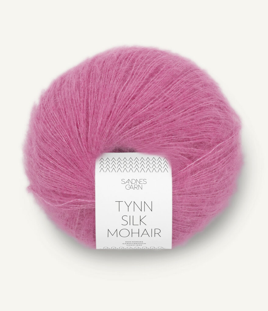 Włóczka Sandnes Garn Tynn Silk Mohair 4626 Malinowy Róż