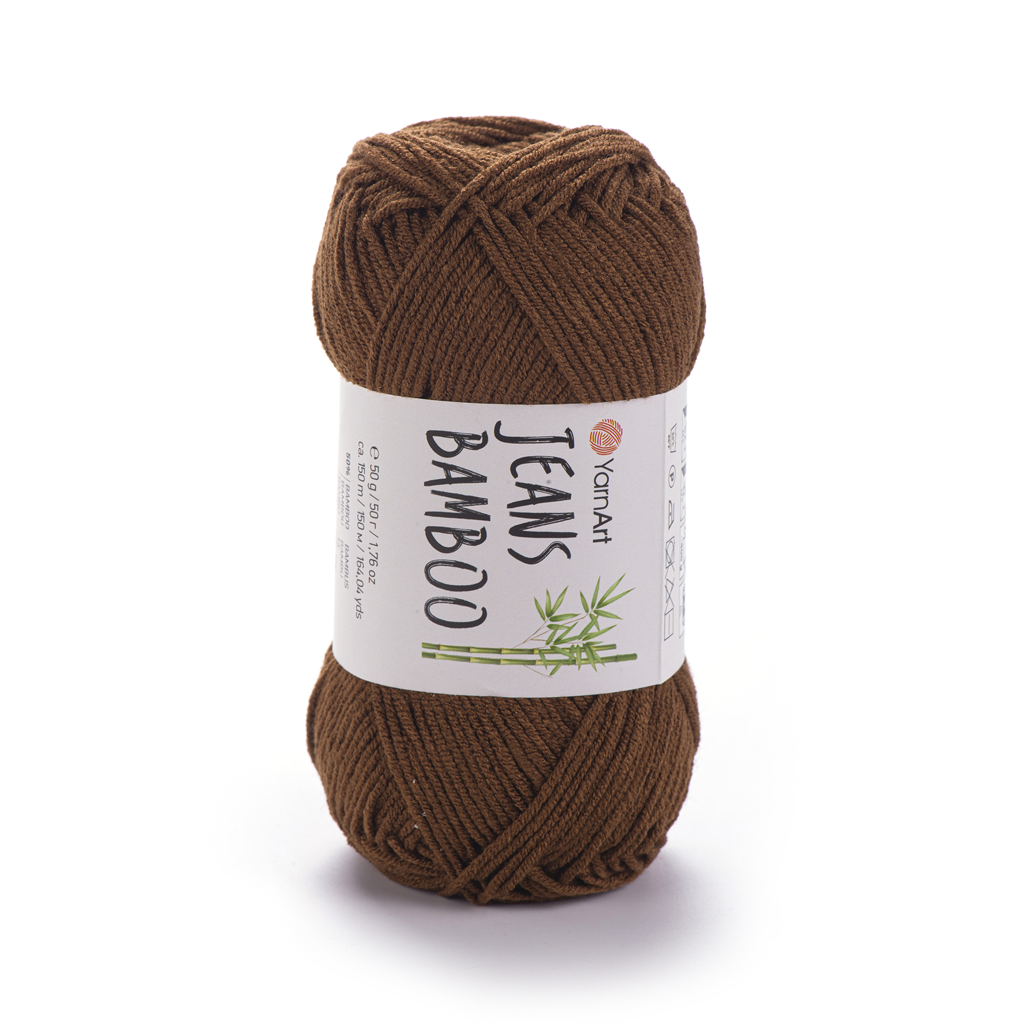 Włóczka YarnArt Jeans Bamboo 133 Brąz