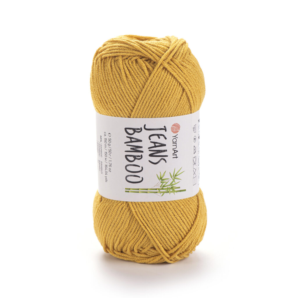 Włóczka YarnArt Jeans Bamboo 107 Miodowy