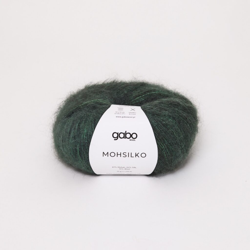 Włóczka Gabo Wool Mohsilko 4738 Zielony Mech