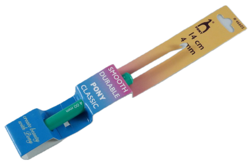 Szydełko z Plastikową Rączką 4mm PONY #46605