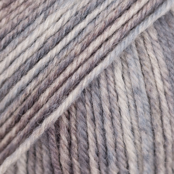 Włóczka Drops Fabel Long Print 602 Srebrny Lis