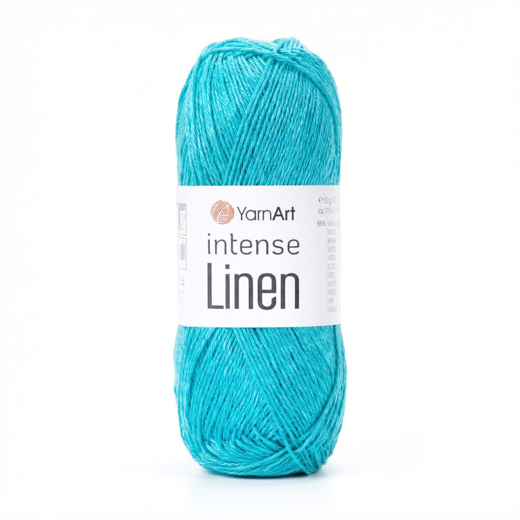 Włóczka YarnArt Intense Linen 4131 Turkus