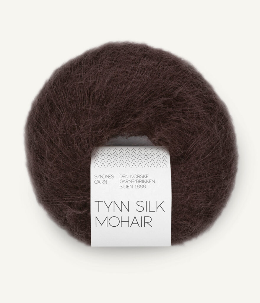 Włóczka Sandnes Garn Tynn Silk Mohair 3591 Śliwka w Czekoladzie