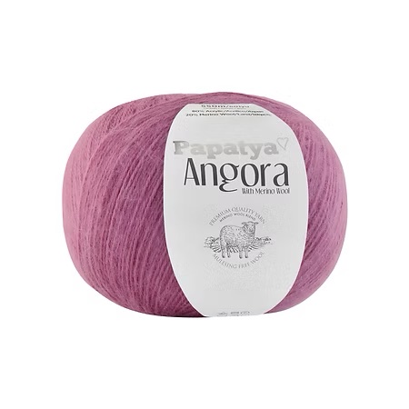 Włóczka Papatya Angora 3570 Wrzos