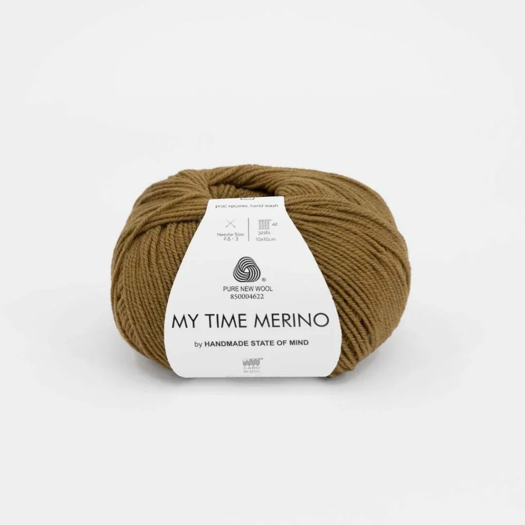 Włóczka Gabo Wool My Time Merino 9134 Jasny Brąz