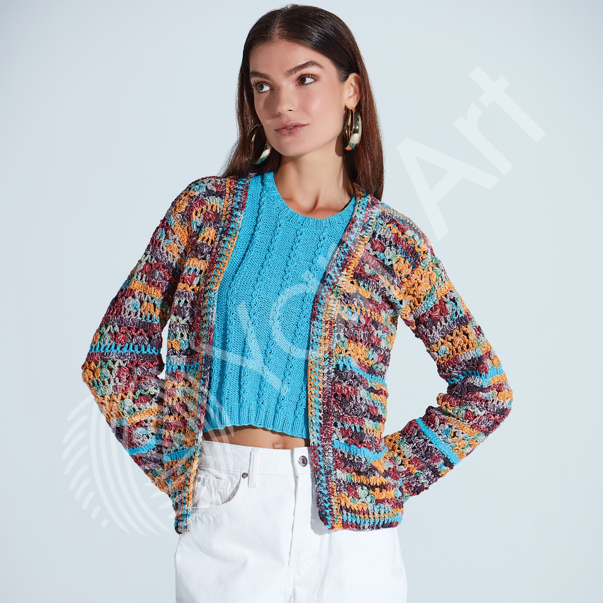 Włóczka YarnArt Jeans Splash 946 - obrazek 3